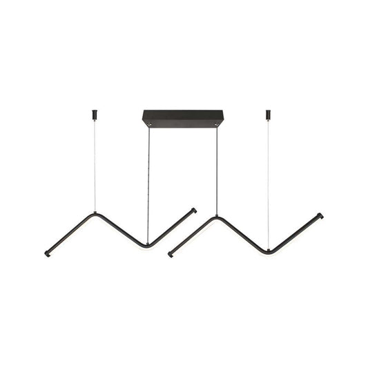 12W LED Designer Hanging Light Black 4000K
