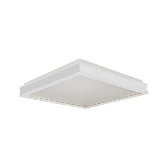 18W LED Designer Light Square White Finish 4000K Dimmable