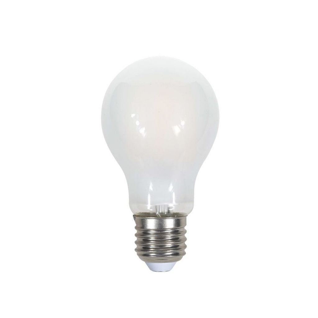 LED Bulb 7W Cross Filament E27 A60 Frost Cover 2700K