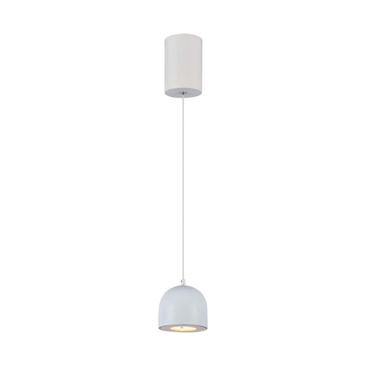 8.5W LED Hanging Lamp Φ100 Adjustable Wire Touch On/Of Grey Body 3000K