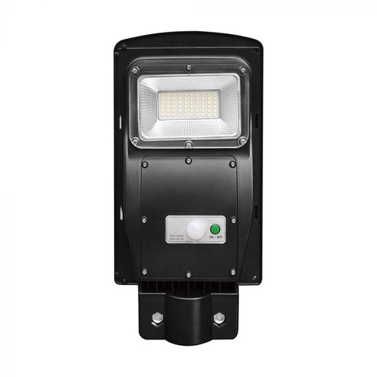 6W LED Plastic Solar Street Light 6000K Black Body