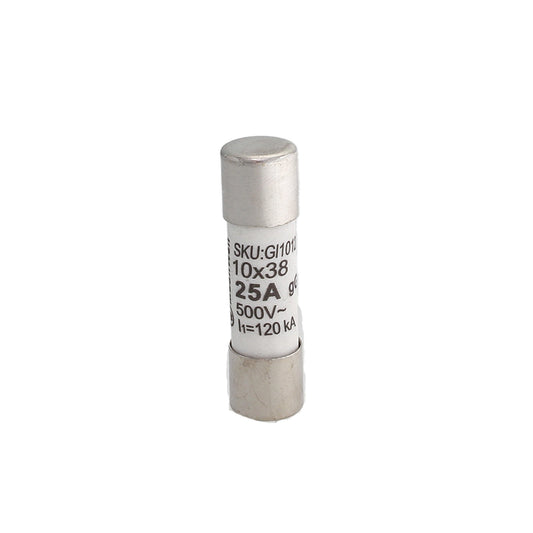 Fusibili AC MeanWell 500V D10X38mm 25A IP20 Certificati IEC60269 (10pz)