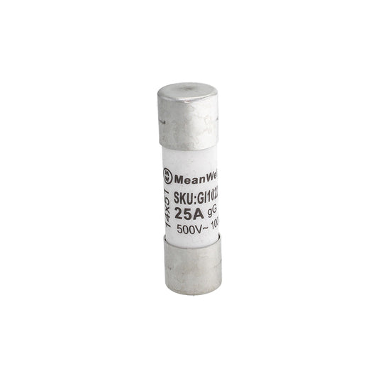 Fusibili AC MeanWell 500V D14X51mm 25A IP20 Certificati IEC60269 (10pz)