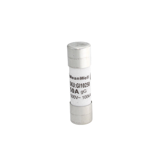 Fusibili AC MeanWell 500V D14X51mm 50A IP20 Certificati IEC60269 (10pz)