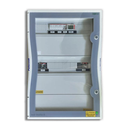 Quadro AC Trifase 100kW 160A 400V 140 Moduli Differenziale Tarabile + SPI CEI 0-21 ABB / DEHN IP65